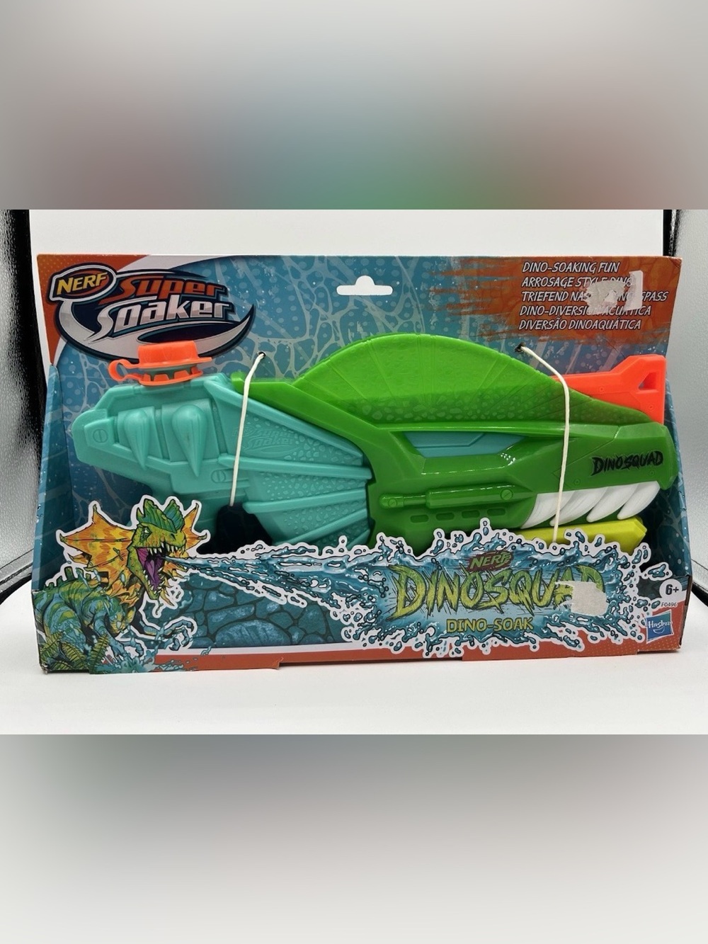 Hasbro NERF Super Soaker Dino Squad Dino-Soak Water Blaster-New